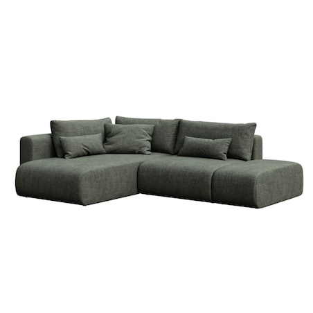 Lumine Sofa narożna - zielona