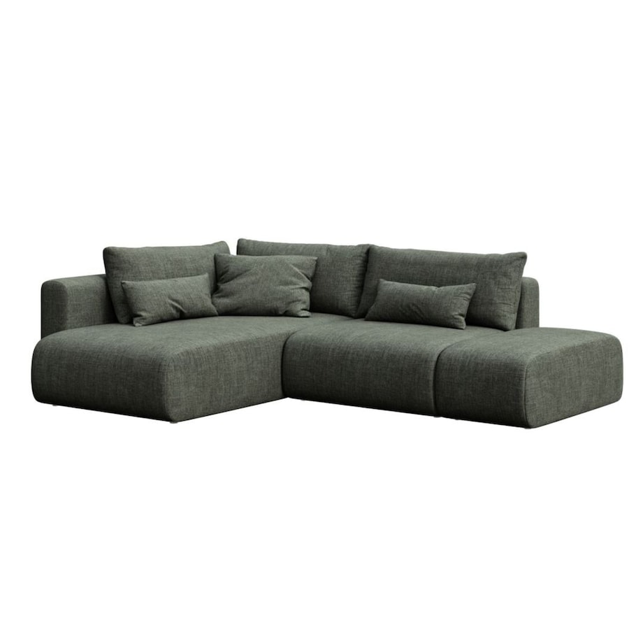 Lumine Sofa narożna - zielona