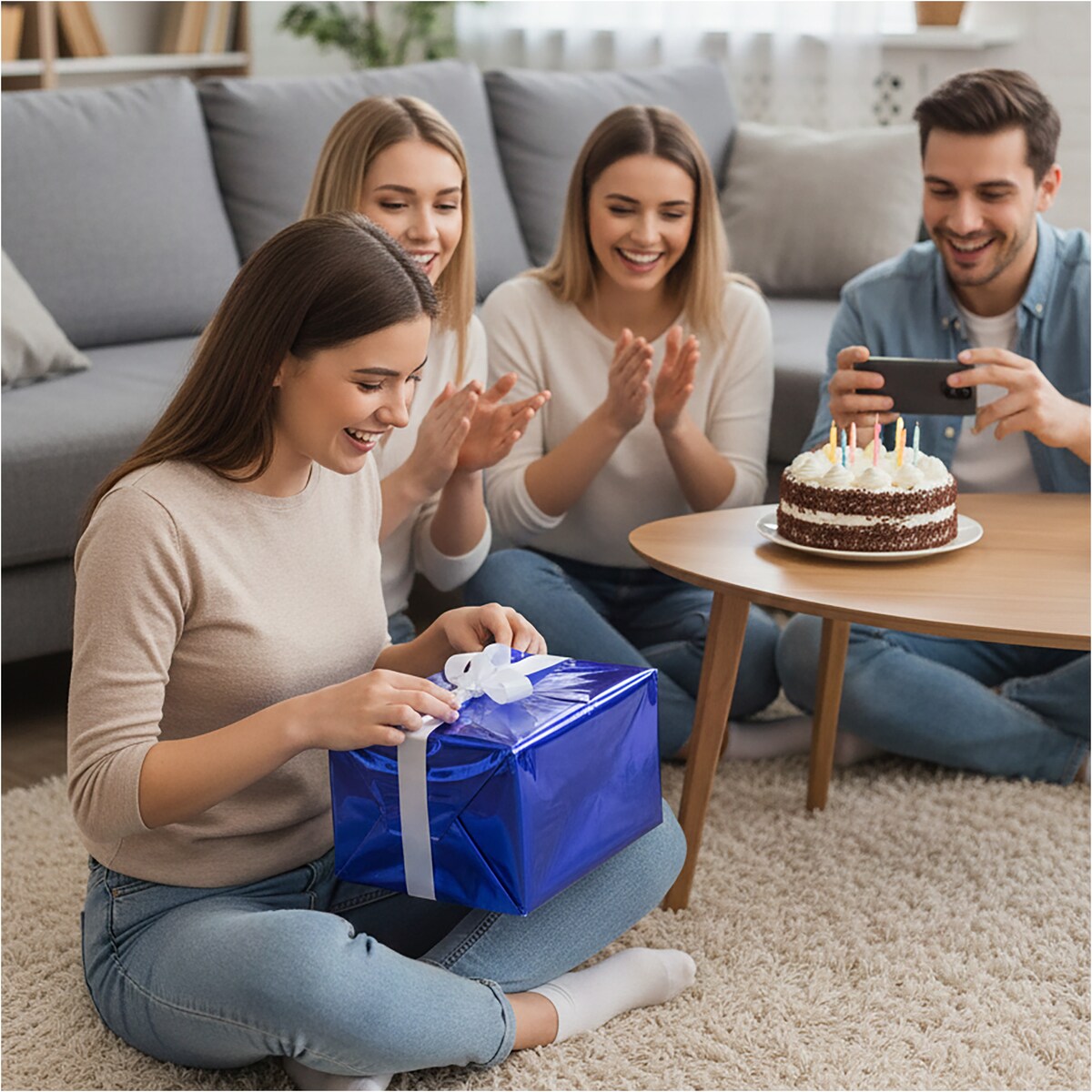 Papier do pakowania prezentów 25 METRÓW MEGAROLKA Urodzinowy Do Paczek Ozdobny