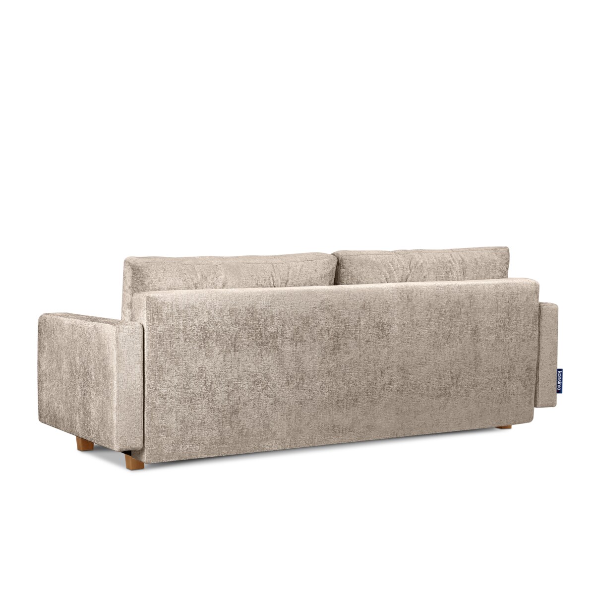 KONSIMO ERISO Sofa 3-osobowa, kolor beżowy