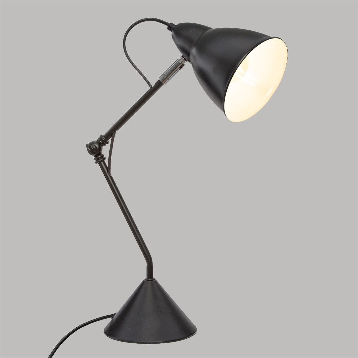 Lampa na biurko AUDE, metalowa, 62 cm