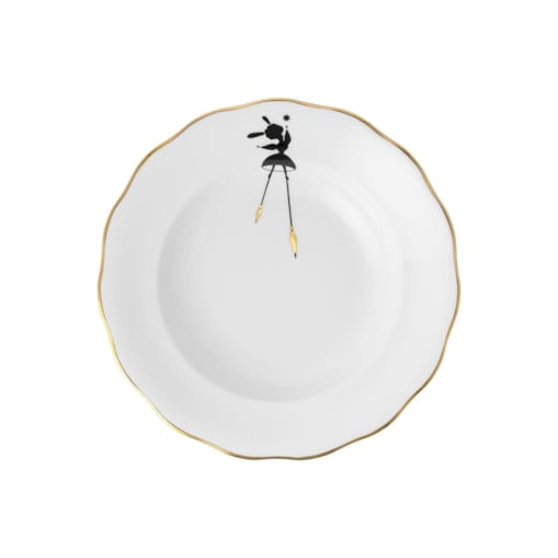 Talerz głęboki 22,5 cm Alaska Circus Black G910