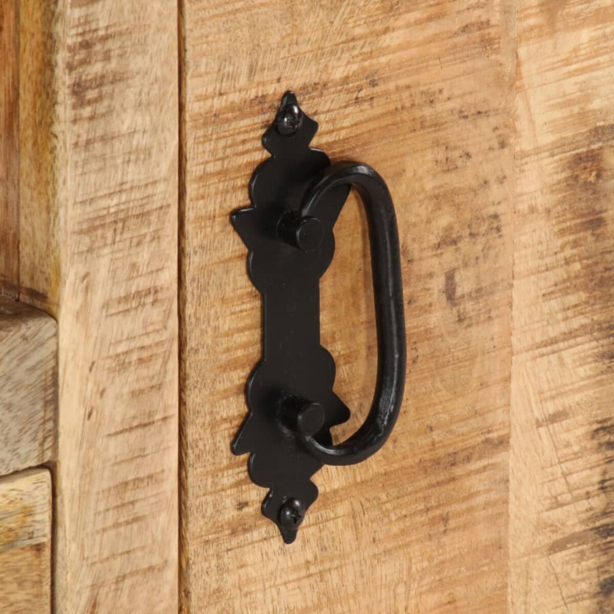 vidaXL Szafka pod telewizor z chropowatego drewna mango, 110x30x50 cm