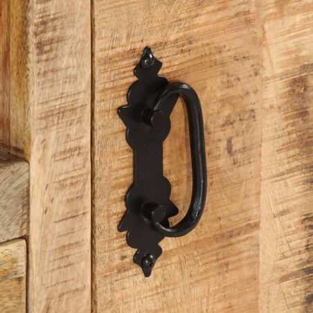 vidaXL Szafka pod telewizor z chropowatego drewna mango, 110x30x50 cm