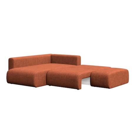 Lumine Sofa narożna - pomarańczowa