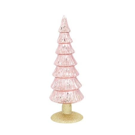 Dekoracja Pink Christmas Tree 28cm boże narodzenie, święta, świąteczne, różowy, 9 x 28 cm