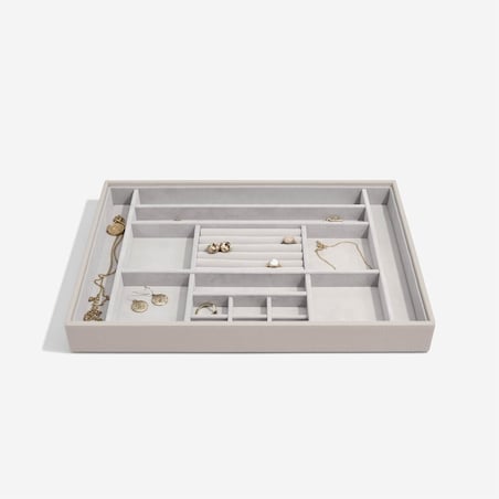 Szkatułka na biżuterię Stackers 16 komorowa supersize taupe