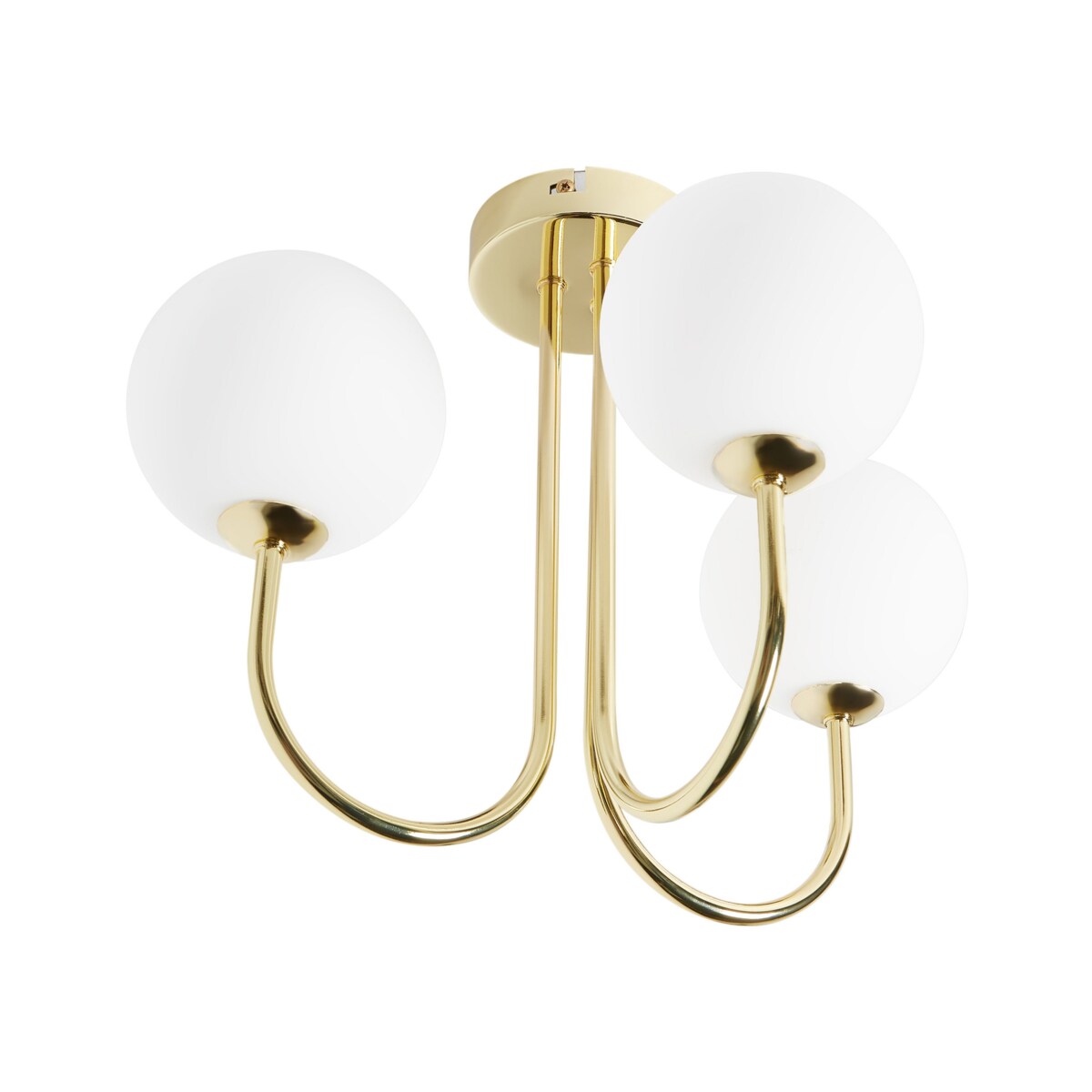 Lampa 3-punktowa szklana biała SHIRE