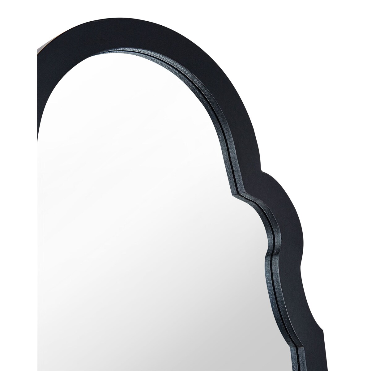 Lustro stojące 40 x 150 cm czarne CHATILLON