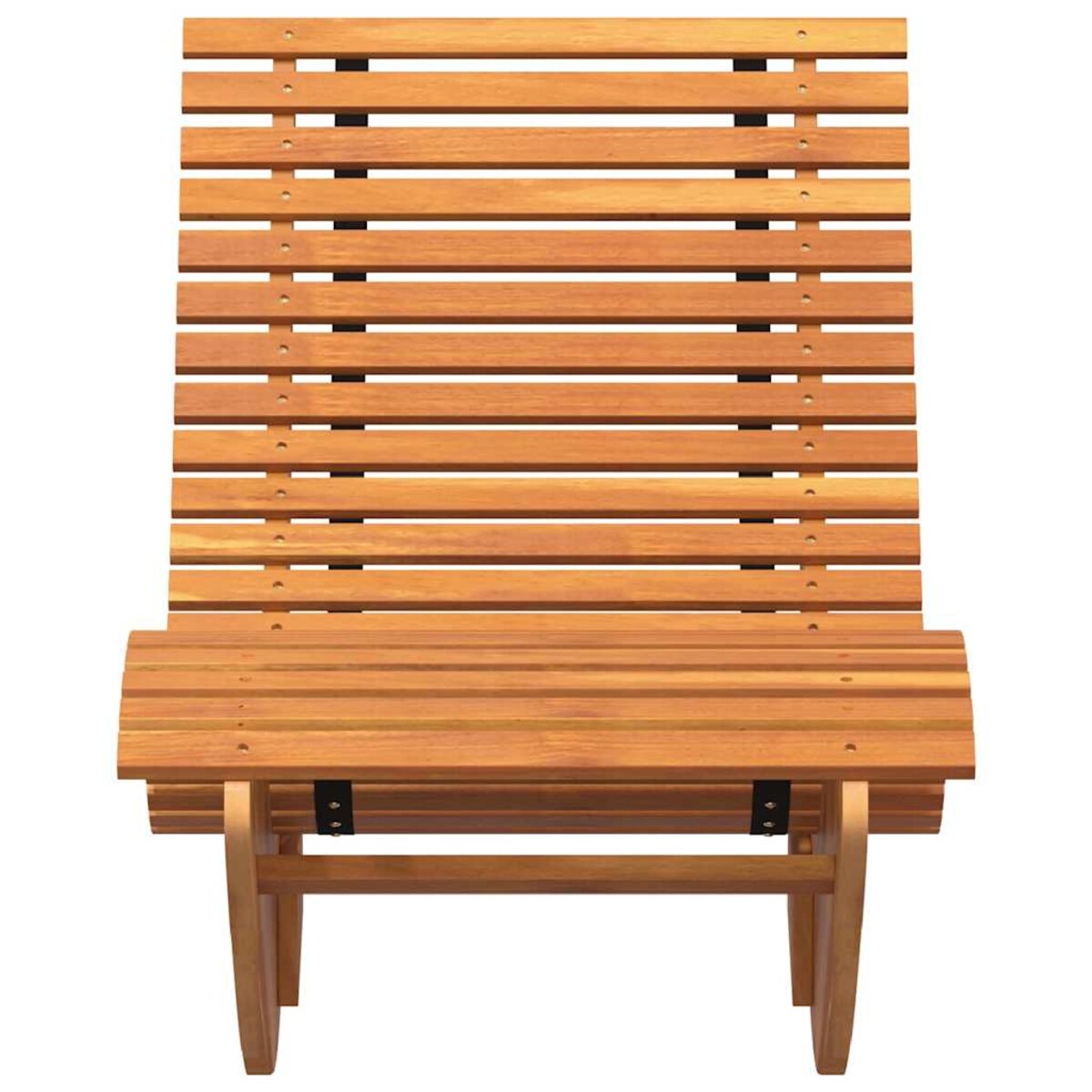 vidaXL Bujane leżaki słoneczne 2 pcs Brązowy 154 x 60 x 74 cm