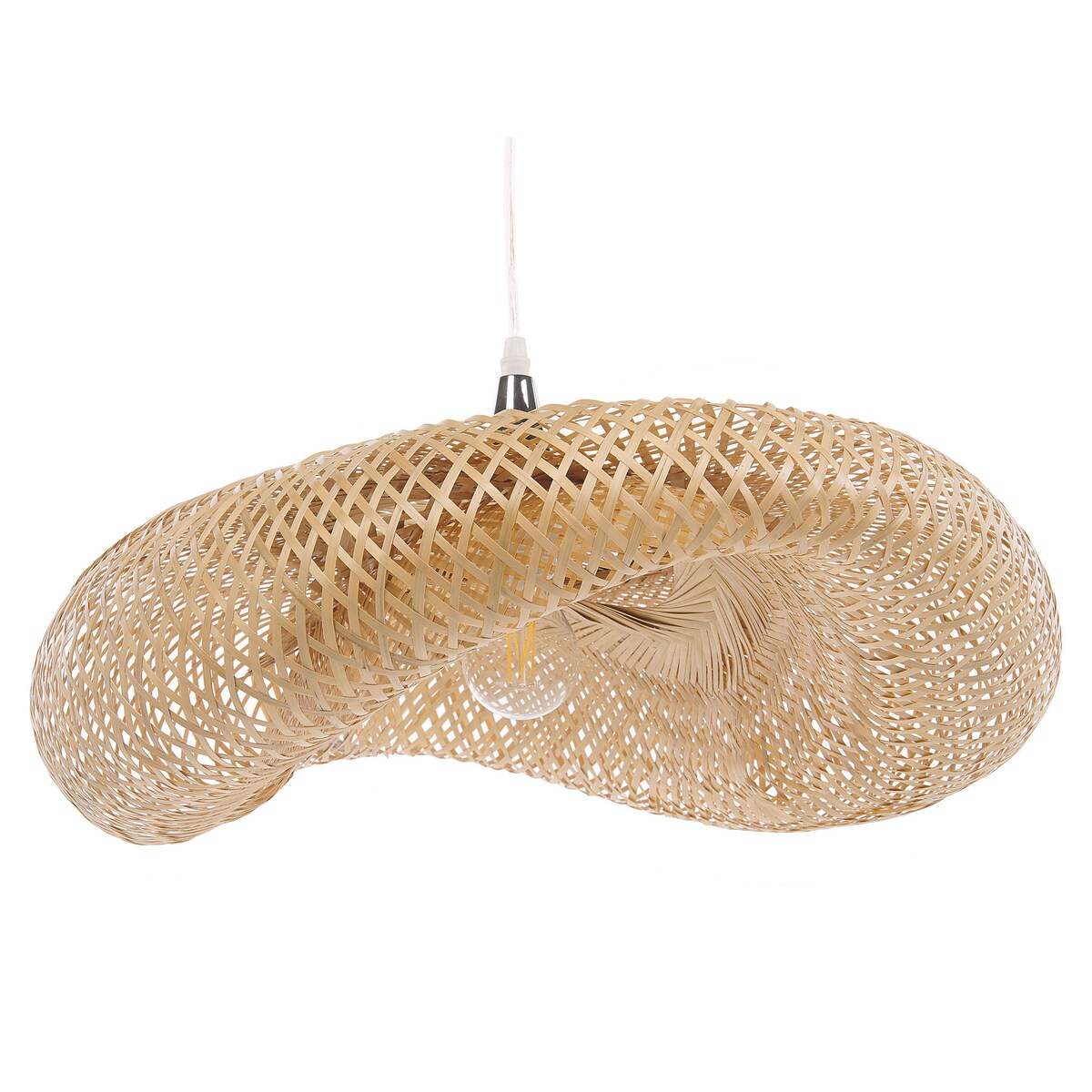 Lampa wisząca BOYNE Bambus Jasnobrązowy