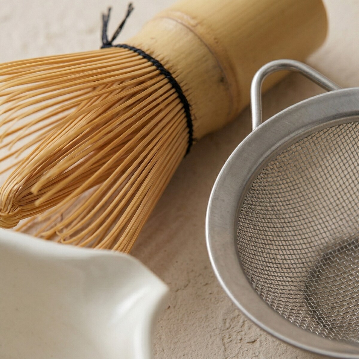 Porcelanowy zestaw do matchy PORCE, 5 częściowy