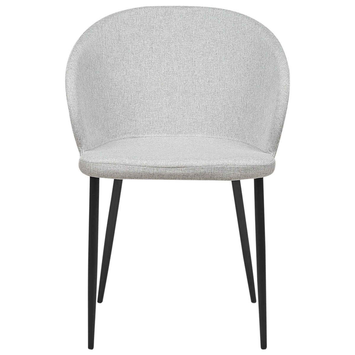 Zestaw 2 krzeseł do jadalni MASON Jasnoszary