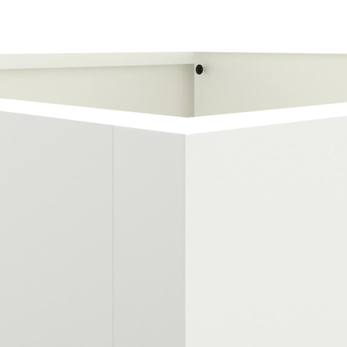 vidaXL Donica, biała, 52x48x75 cm, stal