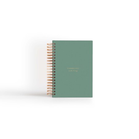 Planner dzienny na spirali 2025 – Hierba Fresca