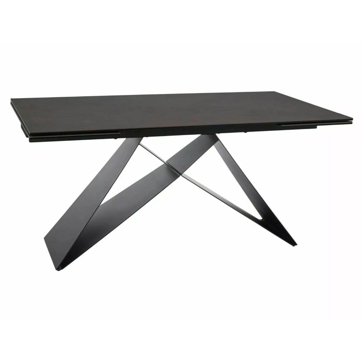 Stół rozkładany WESTIN CERAMIC 160(240)x90 brązowy mat ossido bruno