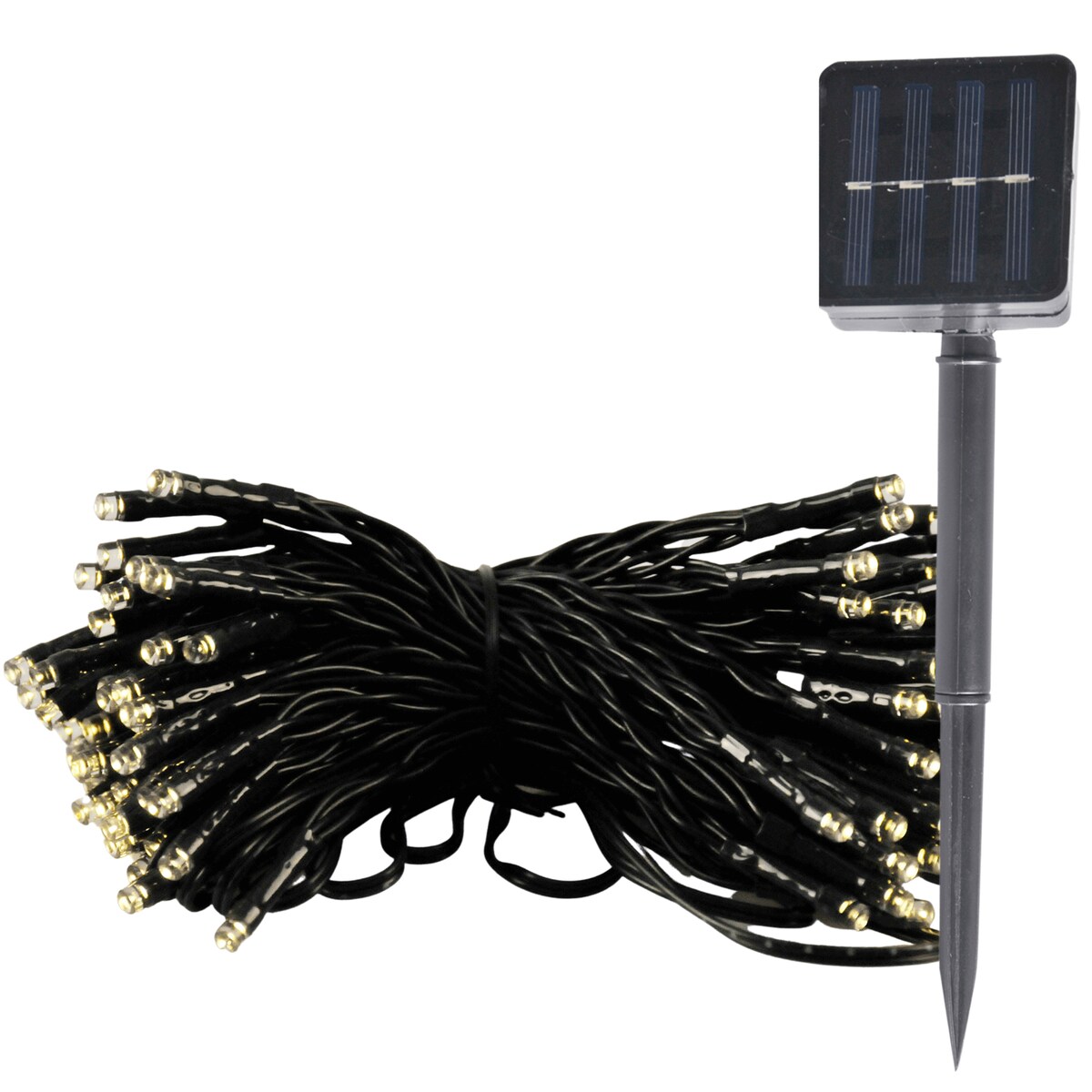 Zewnętrzne lampki choinkowe łańcuch 100 LED ciepła, 11.9 m, POLUX