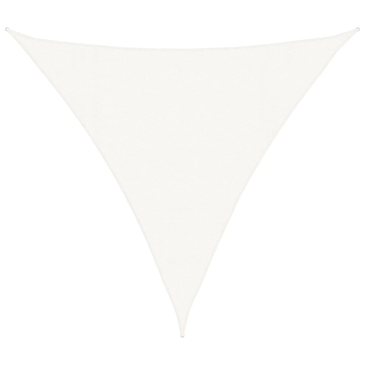 vidaXL Żagiel przeciwsłoneczny, 160 g/m², biały, 4,5x4,5x4,5m, HDPE