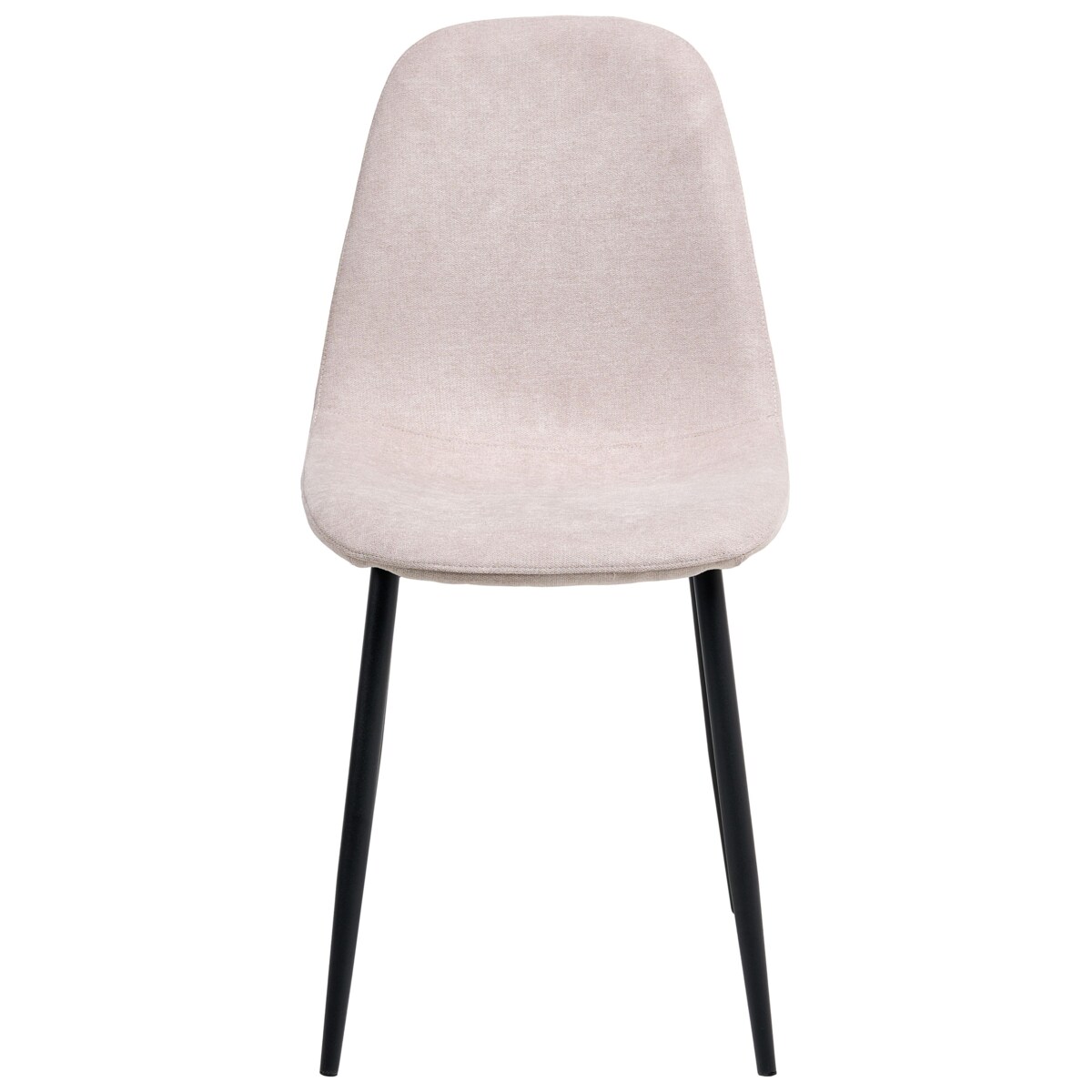 Zestaw 4 krzeseł do jadalni CRANDALL Beżowy