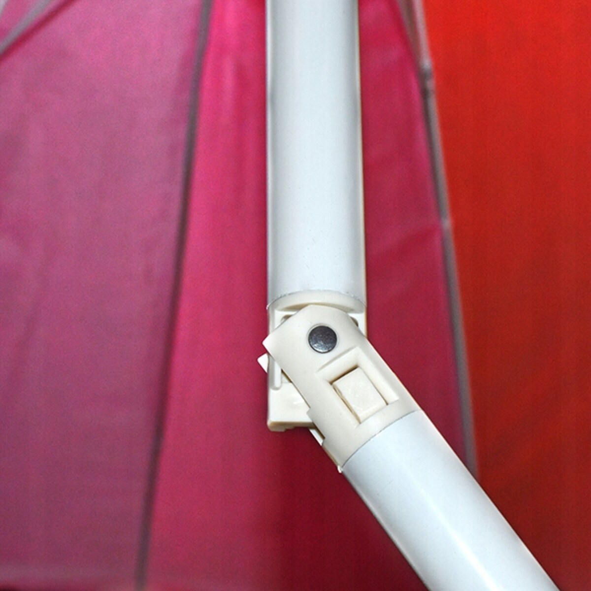 Parasol Ogrodowy Plażowy Na Balkon Taras Łamany Z Falbaną 220 Cm