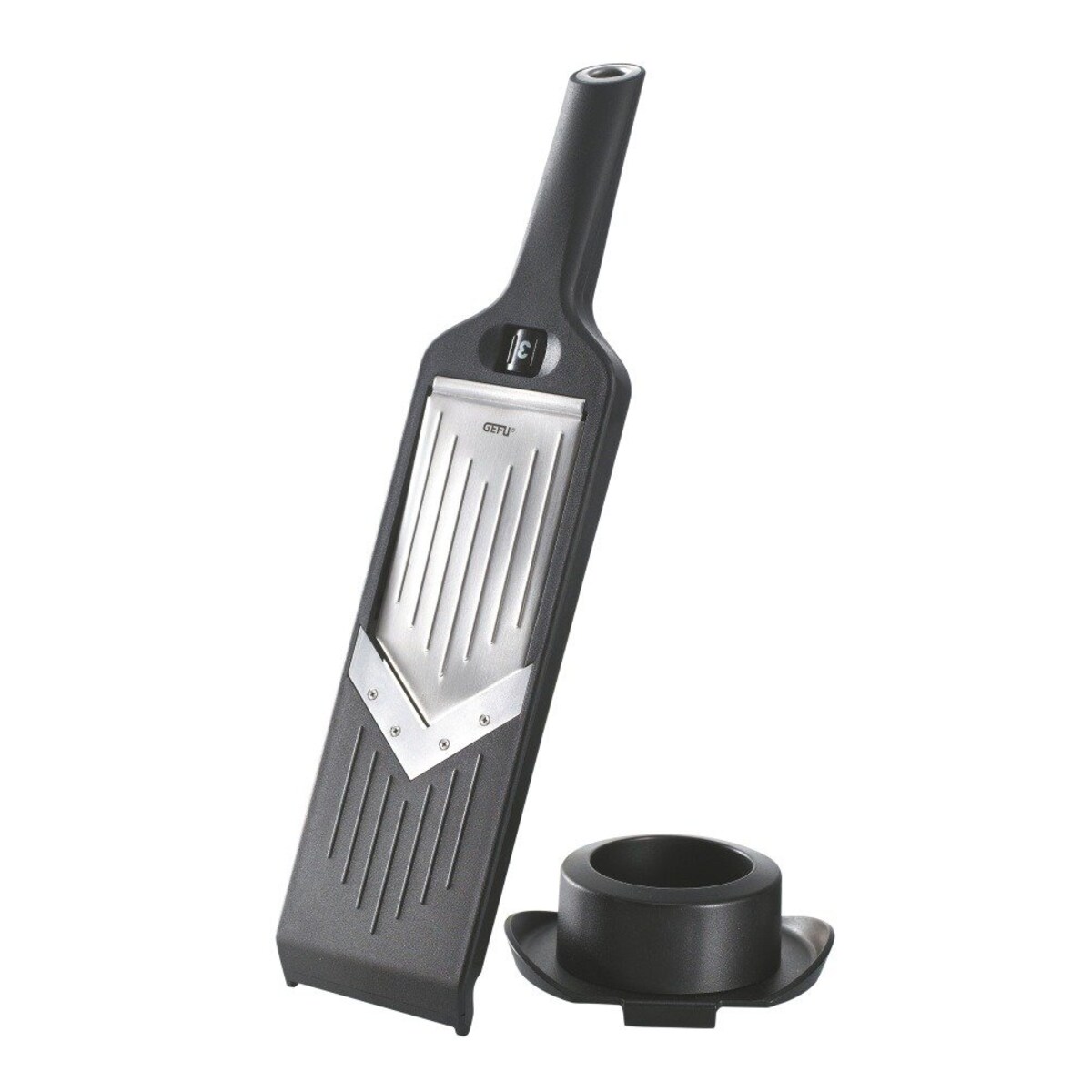 Krajalnica do warzyw z uchwytem, stalowe ostrze z regulacją grubości