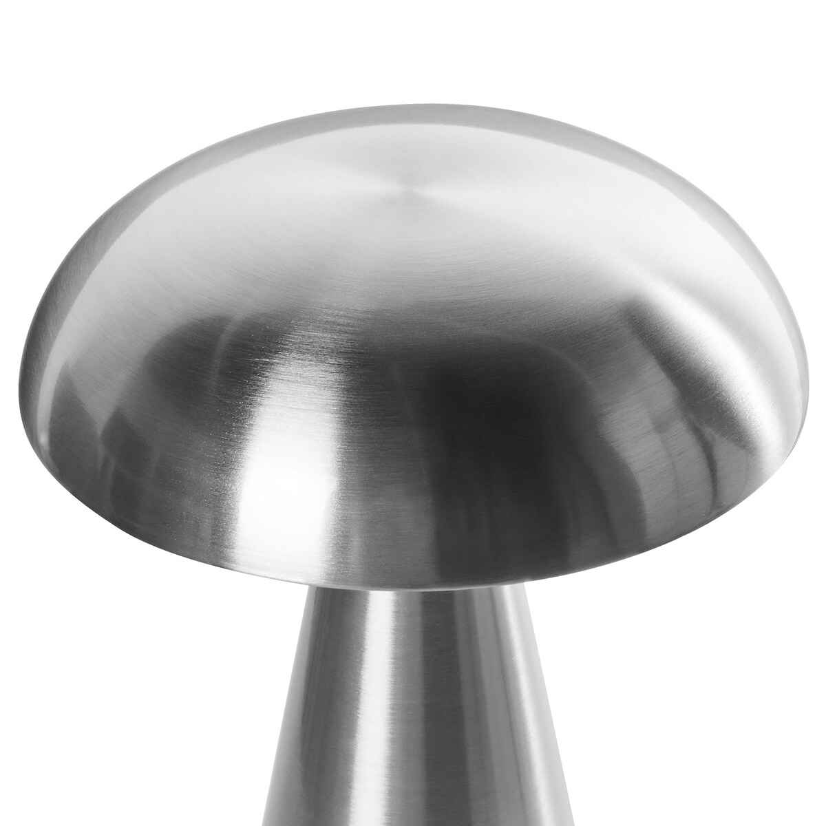 Zestaw 2 bezprzewodowych lamp stołowych LED KULFO Ze ściemniaczem Metal Srebrny