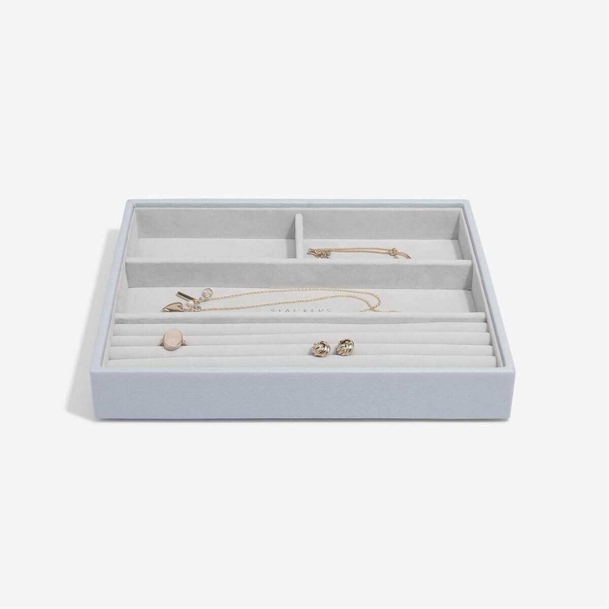 Szkatułka na biżuterię Stackers 4 komorowa classic lawendowa