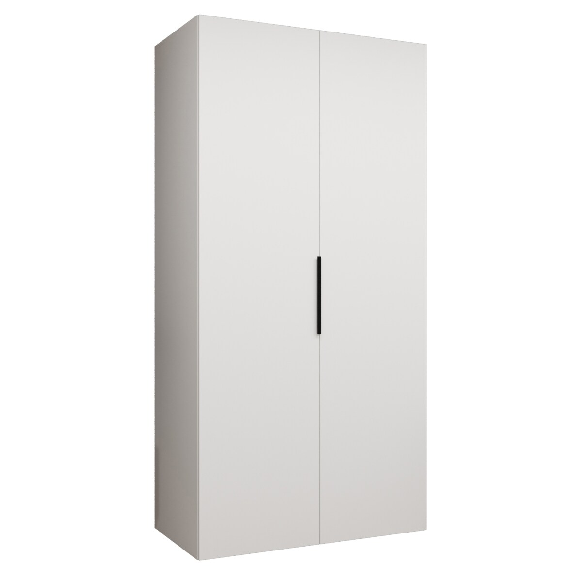 Szafa uchylna otwierana MARBELLA 1 100 wys. 202 cm Biały + u. Czarny