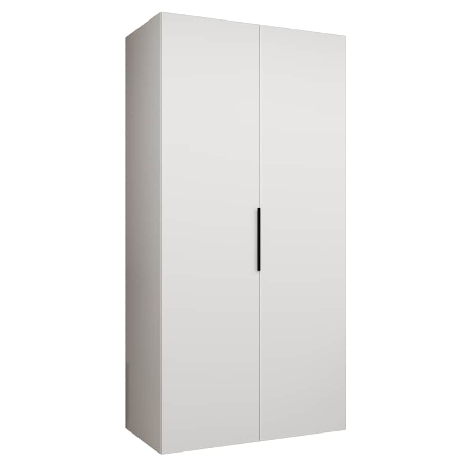 Szafa uchylna otwierana MARBELLA 1 100 wys. 202 cm Biały + u. Czarny