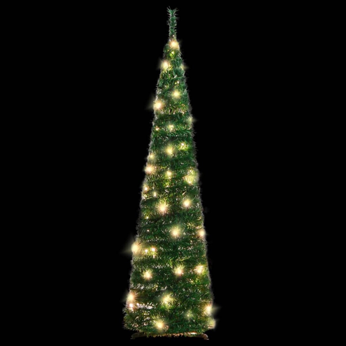 vidaXL Sztuczna choinka typu pop-up, 50 LED, zielona, 120 cm