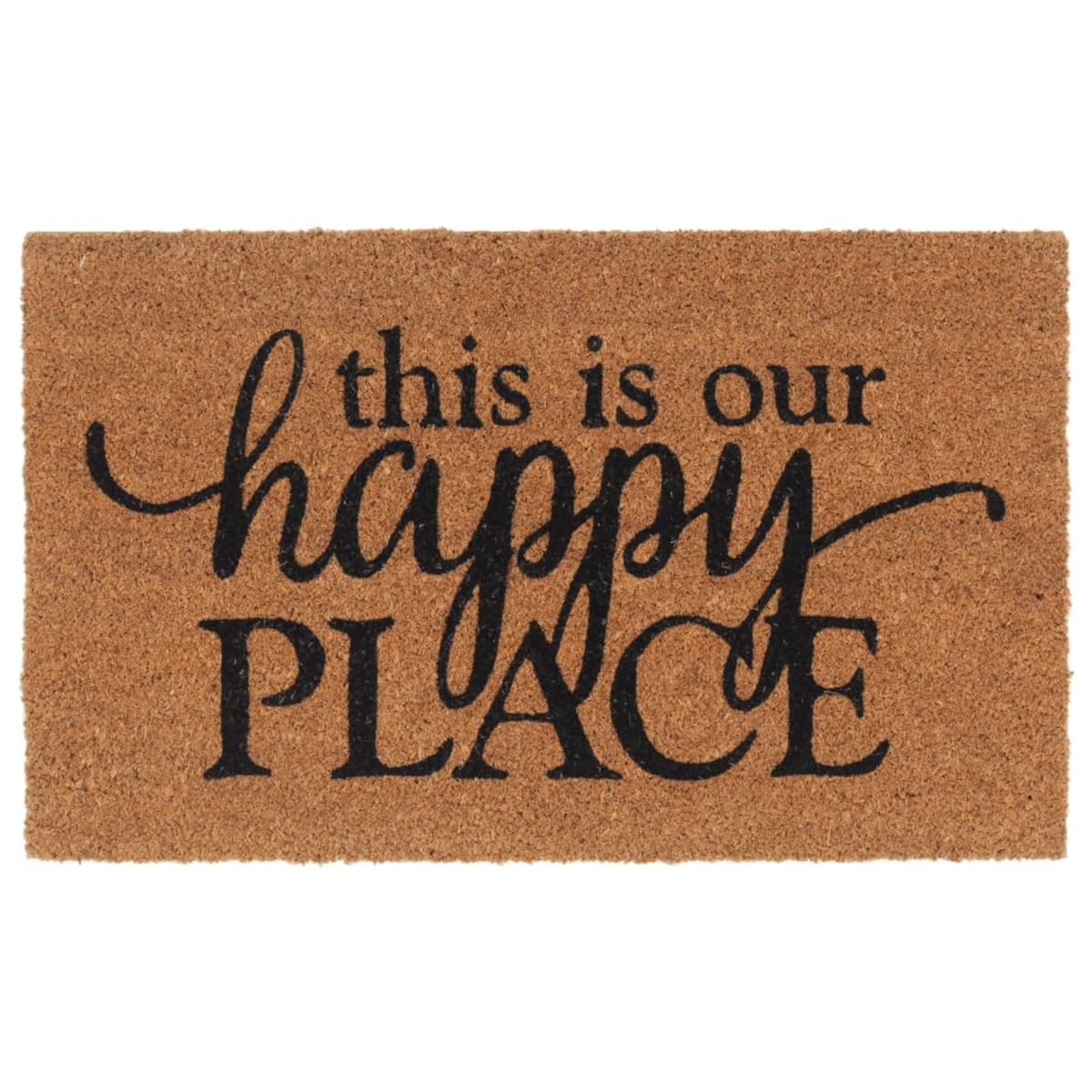 vidaXL Wycieraczka, naturalna, 45x75 cm, włókno kokosowe, tuftowana