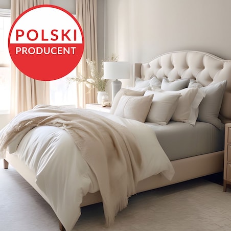 Prześcieradło jersey z elastanem z gumką 200x220 kolor zielony