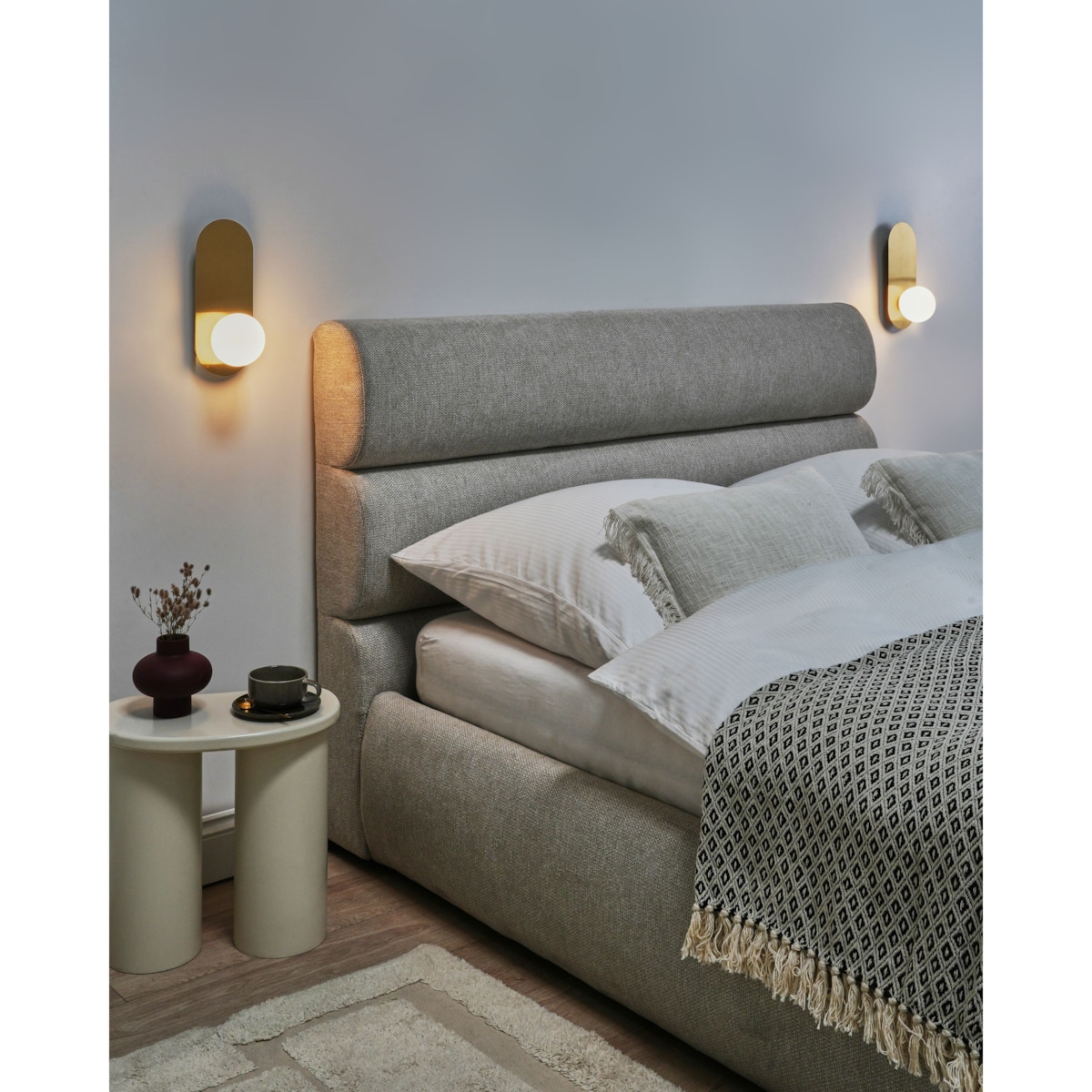 Zestaw 2 lamp ściennych LEISI Złoty