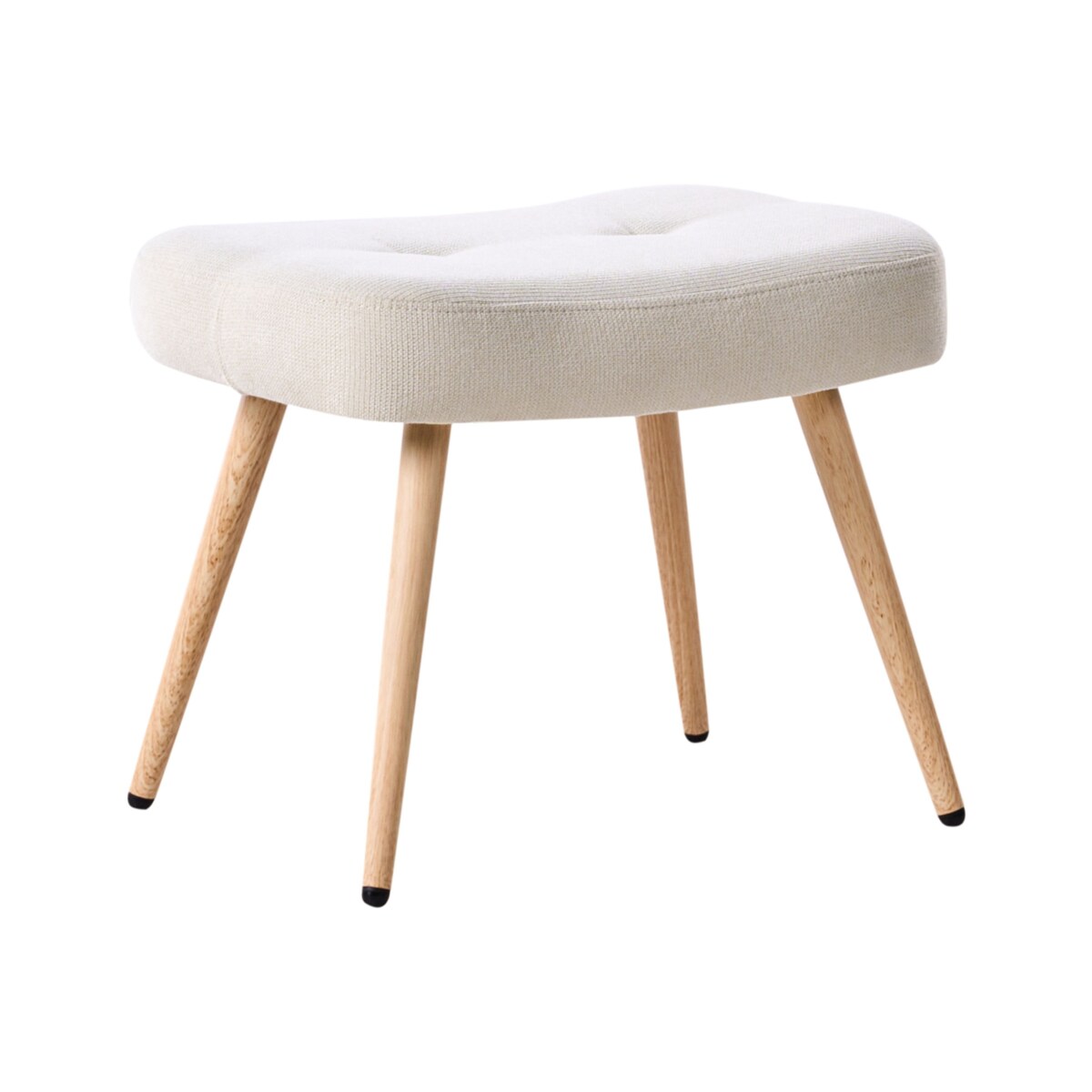 Fotel uszak VEJLE Z podnóżkiem Jasnobeżowy