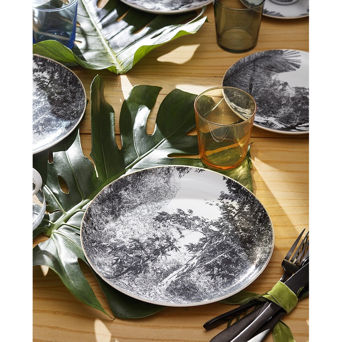 Talerz głęboki 21 cm City Natura G316