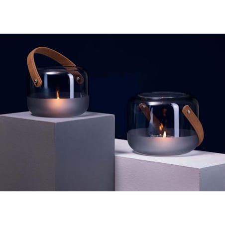 Świecznik Marlon L, szkło 18 cm