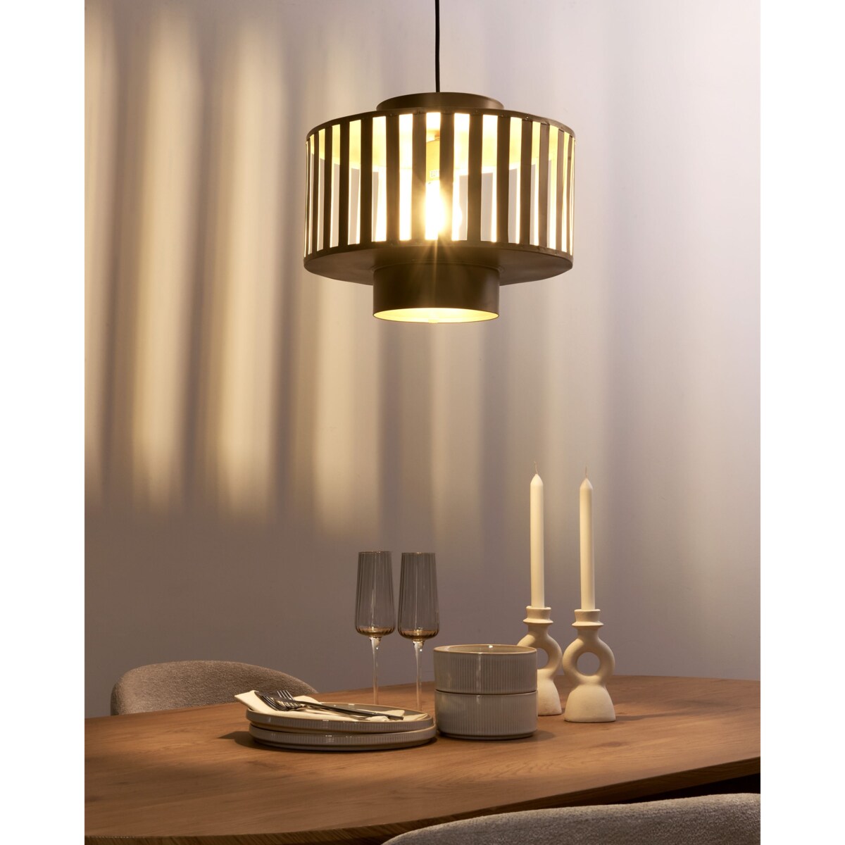 Lampa wisząca HUGLI Metal Mosiężny