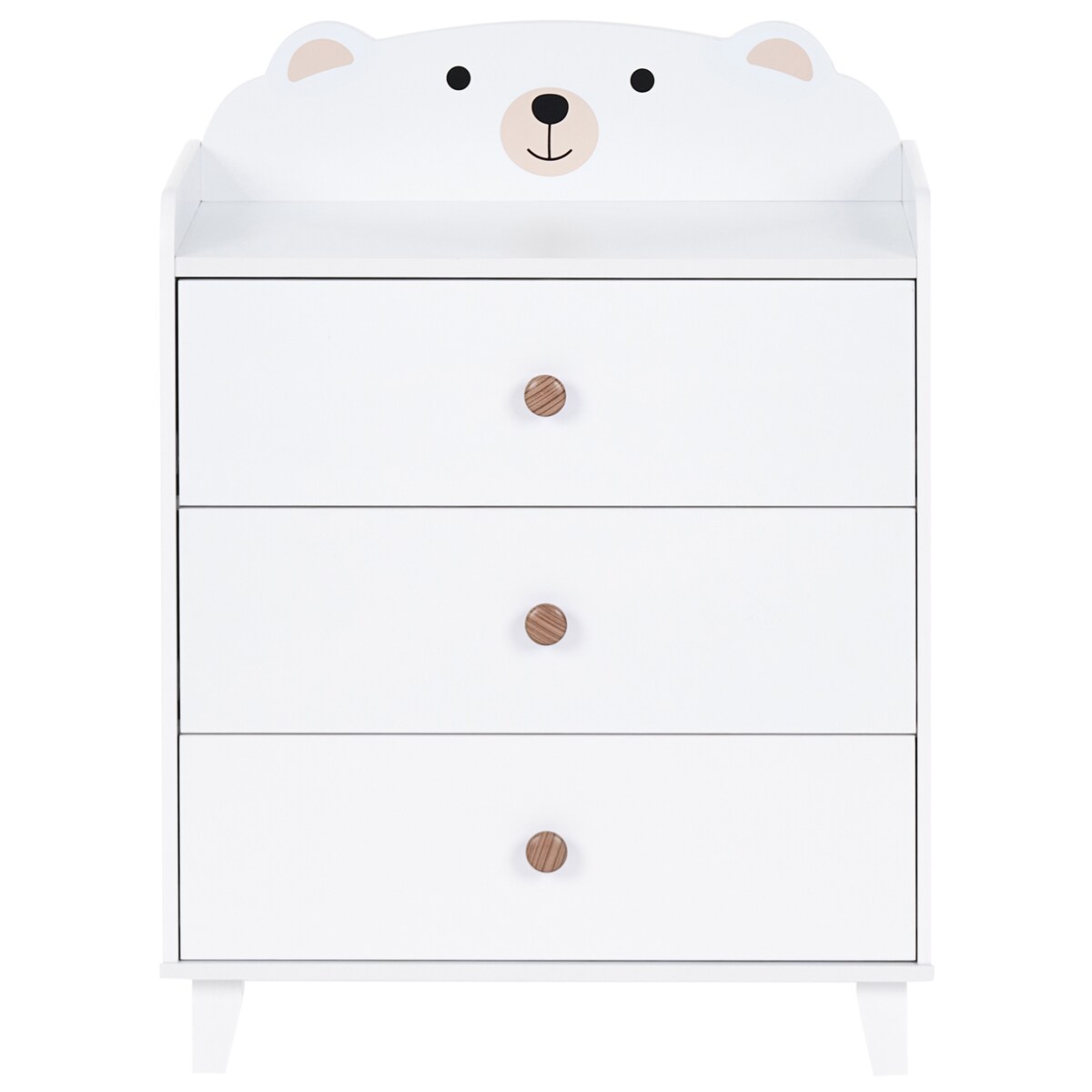 Komoda 3 szuflady MIMILI 79 cm Biały