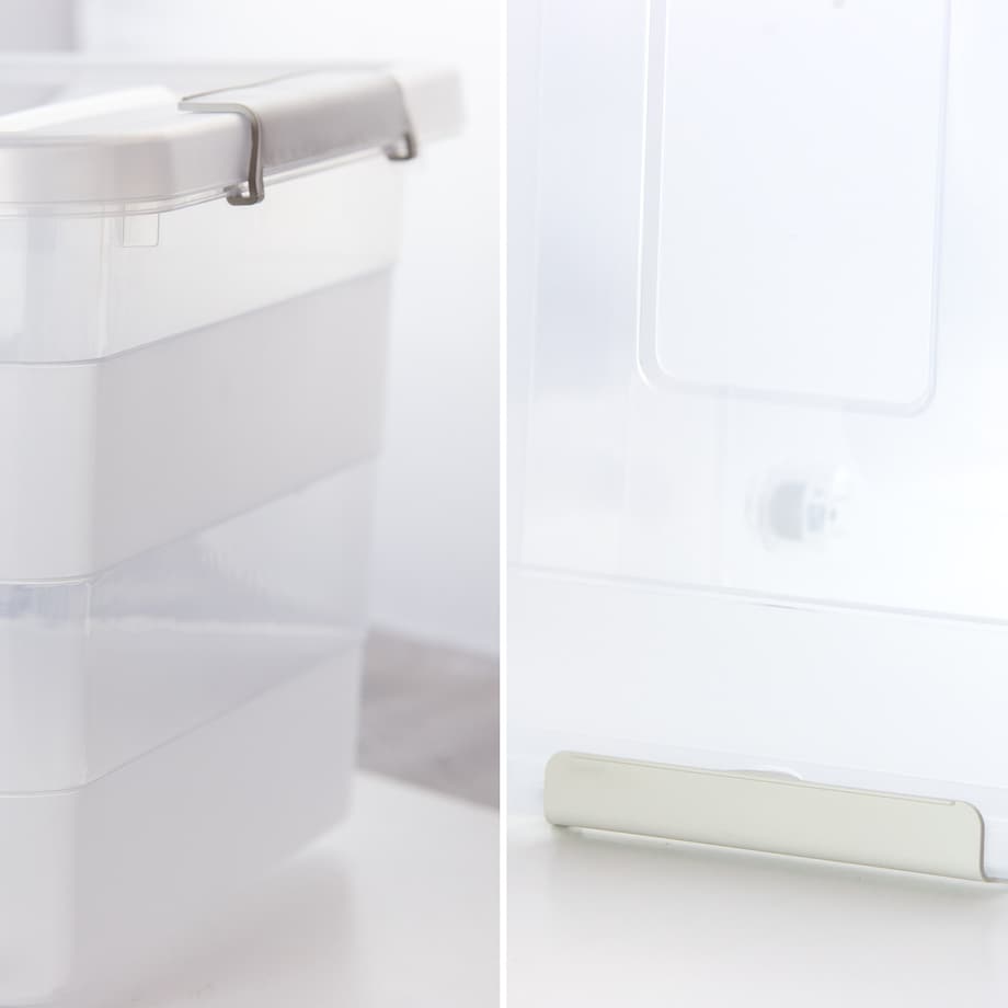 Pojemnik Plastikowy Pudełko Plastikowe Z Pokrywką Na Kółkach Pudło Box 40L