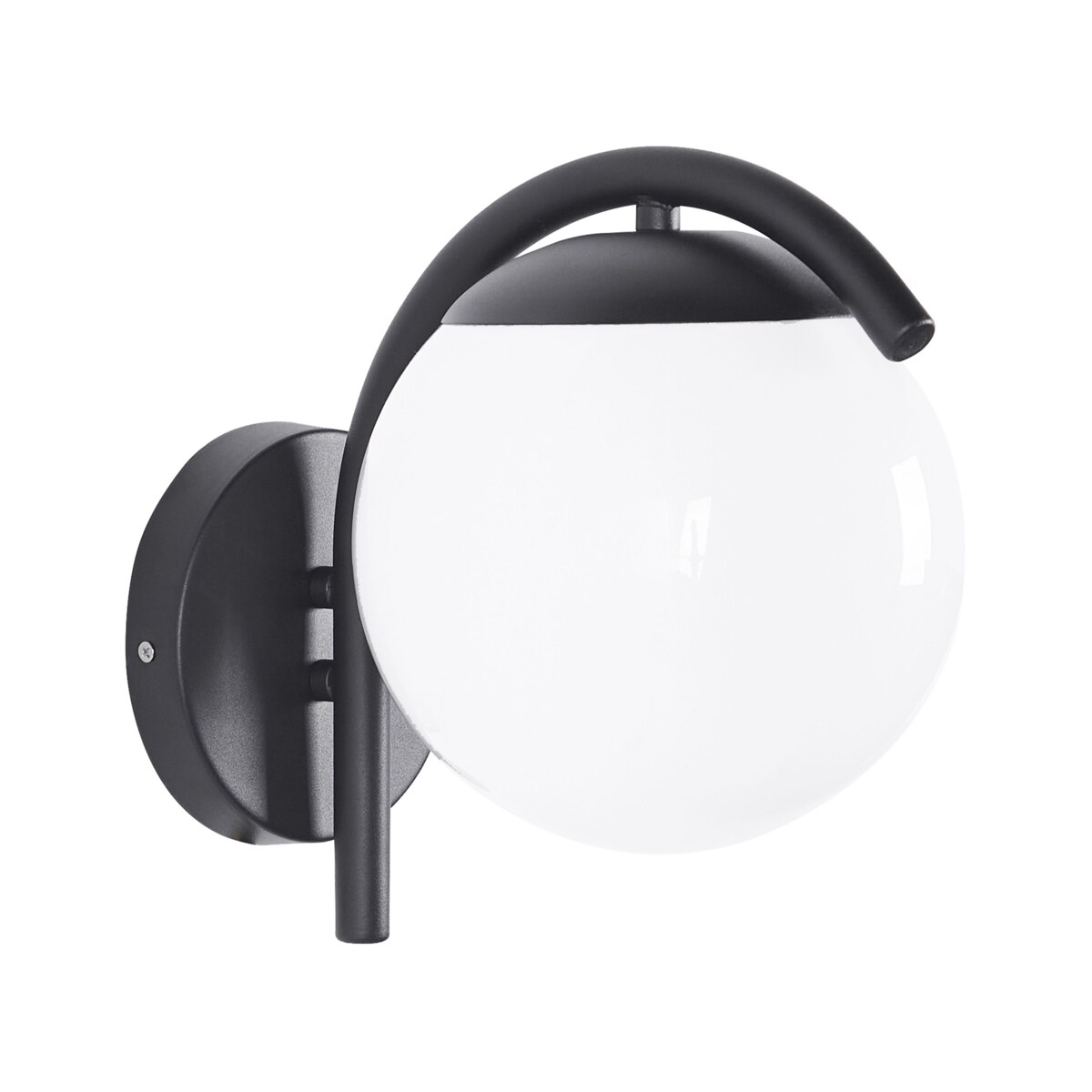 Lampa ścienna zewnętrzna czarna KULSI