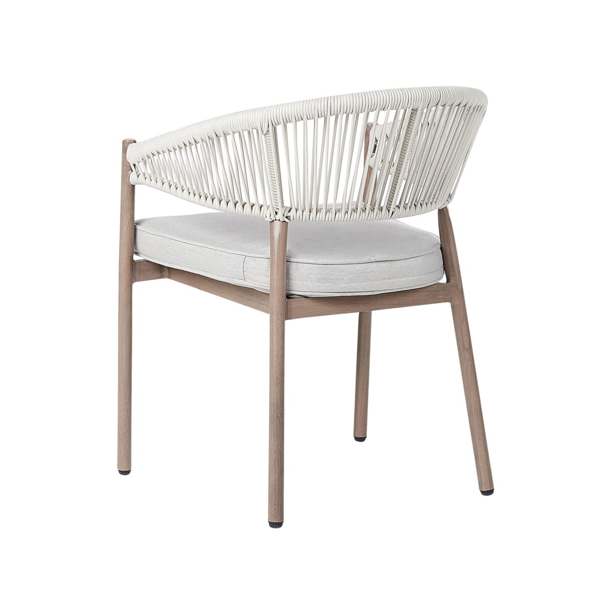 Zestaw ogrodowy dla 6 osób FLAVIA z poduszkami Metal Beżowoszary