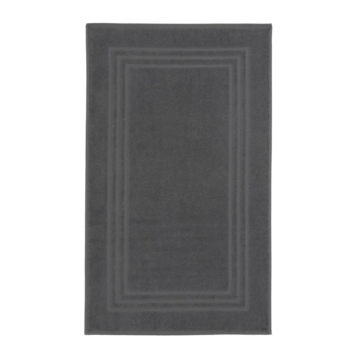 Kleine Wolke Lodge Wegański Dywanik Frotte ciemny szary 50x 80 cm ECO LIVING