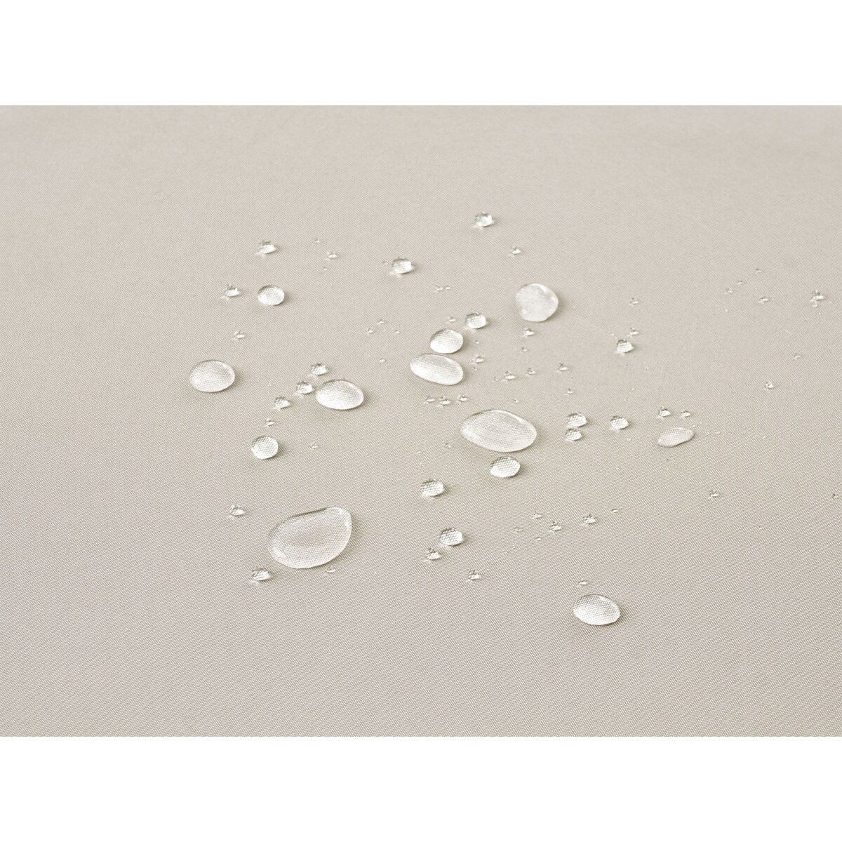 Zestaw 8 poduszek na krzesło ogrodowe SASSARI PREMIUM 46 x 46 cm Beżowoszary