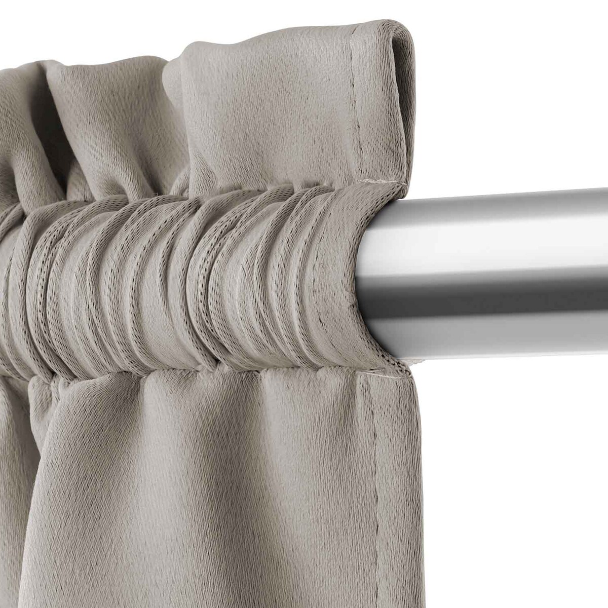 ZASŁONA ZACIEMNIAJĄCA GOTOWA NA TAŚMIE TUNEL ŻABKI 140x270 MATOWA GŁADKA