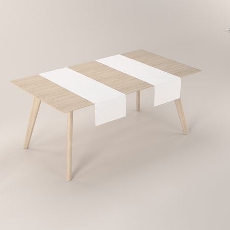 Bieżnik prostokątny 40x130 białoszary