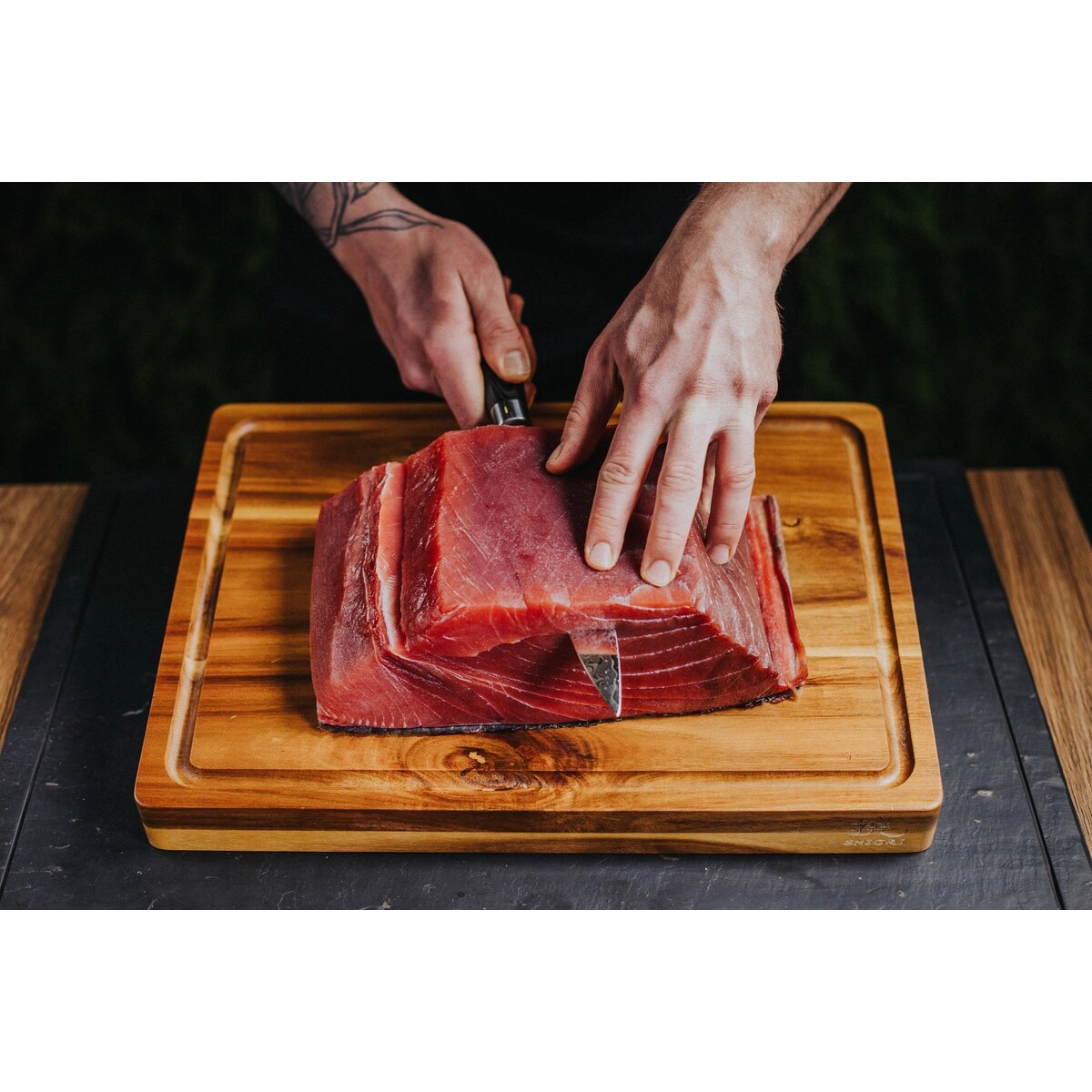 Shiori 撓 Akashia Bōdo gruba deska dwustronna do krojenia