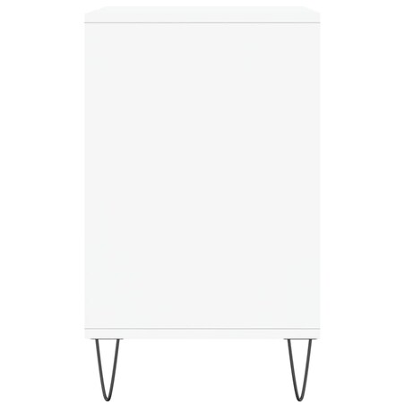 vidaXL Szafka na buty, wysoki połysk, biała, 102x36x60 cm