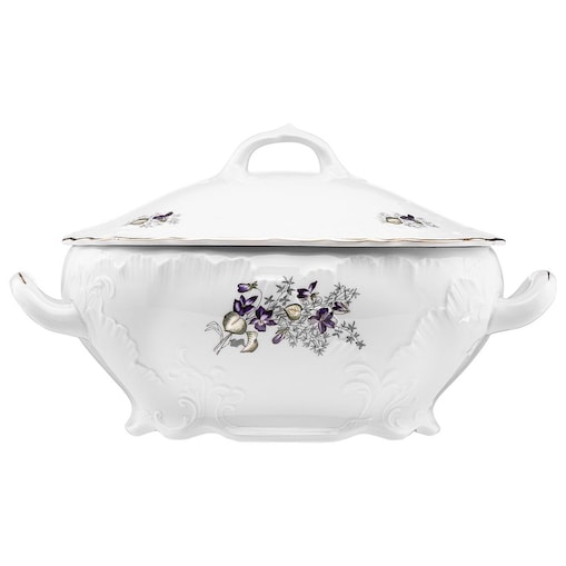 Waza 2700 ml Rococo Fiołki G559