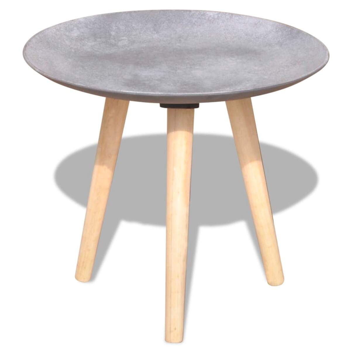 vidaXL Zestaw dwóch stolików, 55 i 44 cm, betonowa szarość