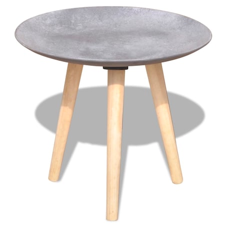 vidaXL Zestaw dwóch stolików, 55 i 44 cm, betonowa szarość